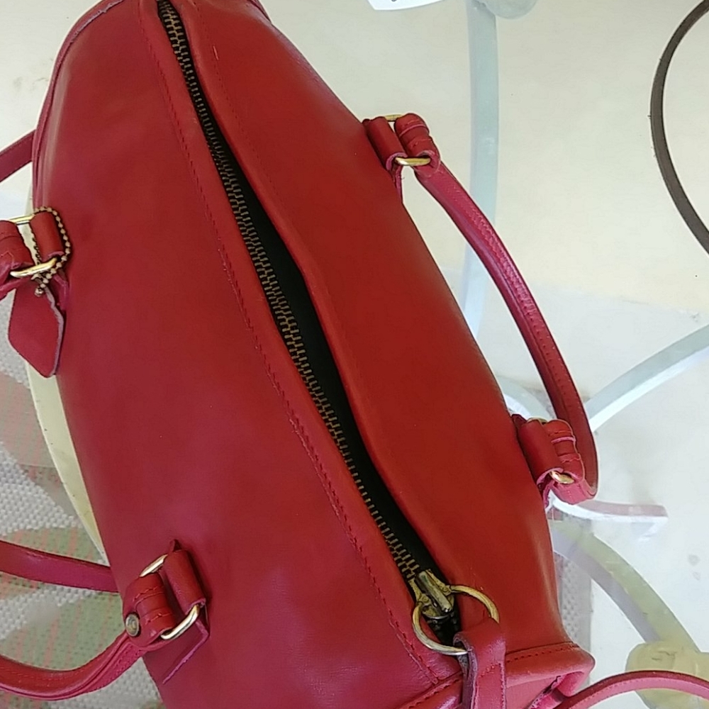NYC VINTAGE 80's COACH LARGE MADISON SATCHEL BAG - Picture 11 of 17